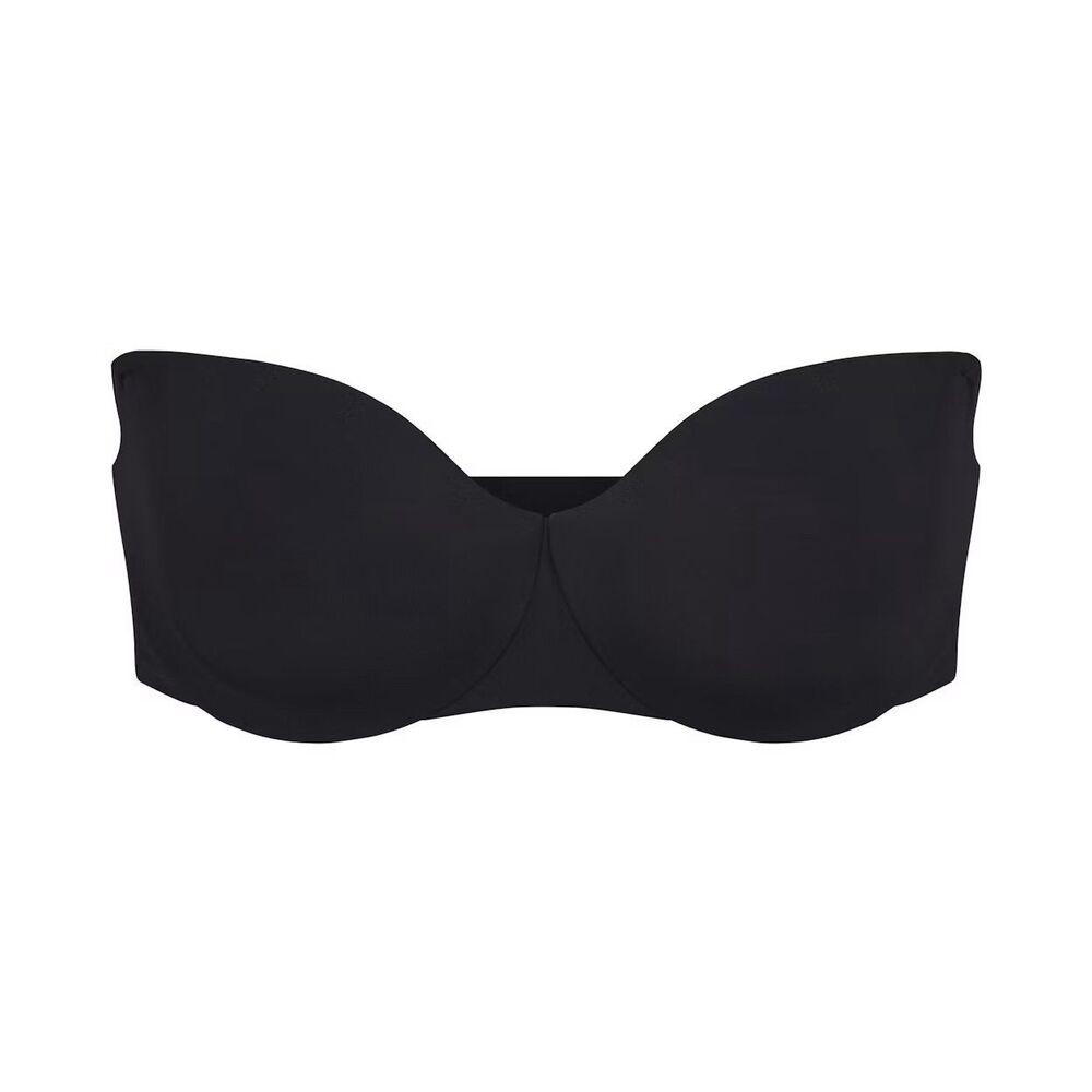 Skims Smoothing Intimates Unlined Strapless Bra Onyx Size 32A